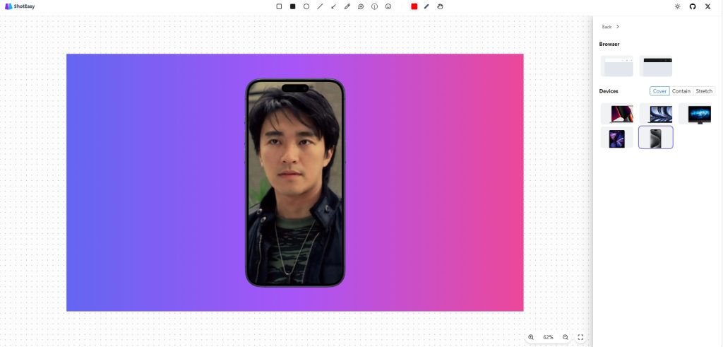 ShotEasy：在线截图美化工具 套壳截图